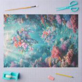 Meeresschildkröten im schönen Landschaftlichen Oze Seidenpapier (Basteln)