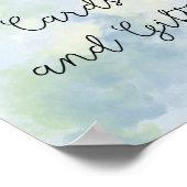 Meeresschildkröten - Karten und Geschenke Babydusc Poster (Ecke)