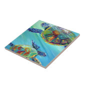 Meeresschildkröten Keramik Tile Fliese (Seite)