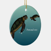 Meeresschildkröten Keramikornament (Rechts)