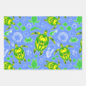 Meeresschildkröten-Korallenriff-Symbol Geschenkpapier Set (Vorderseite 3)