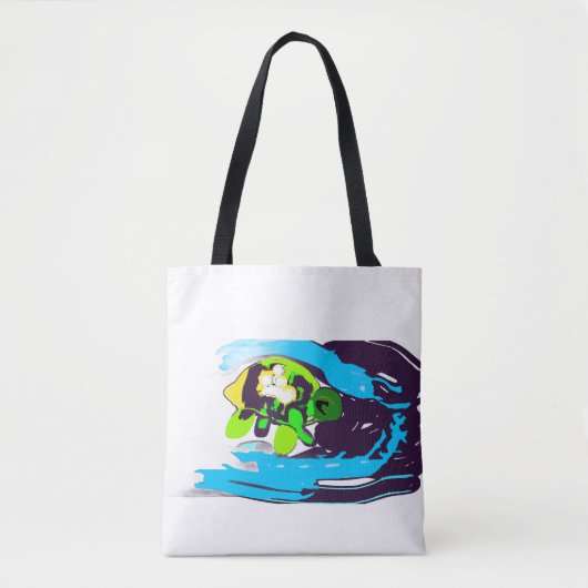 Meeresschildkröten-Kunst Tasche (Vorderseite)