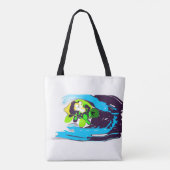 Meeresschildkröten-Kunst Tasche (Rückseite)
