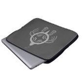 Meeresschildkröten Laptopschutzhülle (Vorne Knopf)