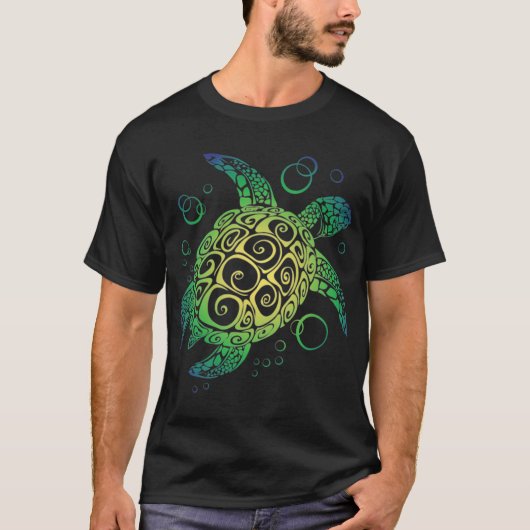 Meeresschildkröten Mädchen T-Shirt (Vorderseite)