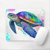 Meeresschildkröten Meer Meeresleben Strand Natur Mousepad (Mit Mouse)