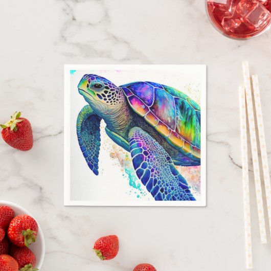 Meeresschildkröten Meer Meeresleben Strand Natur Serviette (Beispiel)