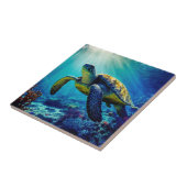 Meeresschildkröten Meeres-Meeresleben Strand Natur Fliese (Seite)