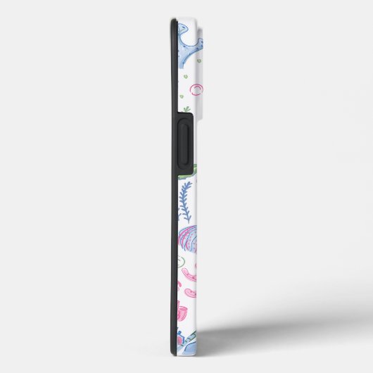 Meeresschildkröten-Monogramm Case-Mate iPhone Hülle (Rückseite / Rechts)