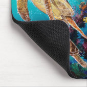 Meeresschildkröten Mousepad (Ecke)