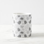 Meeresschildkröten Muster Grau Art Kaffeetasse (Mittel)
