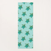 Meeresschildkröten-Muster Yogamatte (Rückseite)