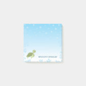 Meeresschildkröten-Niedliches Meerestier Post-it Klebezettel (Vorderseite)