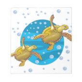Meeresschildkröten Notizblock (Vorderseite)