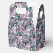 Meeresschildkröten-Ozeanmuster Geschenkschachtel (Geöffnet)