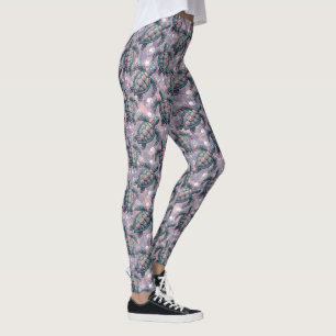 Meeresschildkröten-Ozeanmuster Leggings