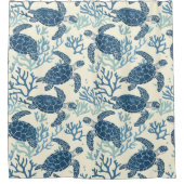 Meeresschildkröten Personalisiert Duschvorhang (Vorderseite)