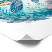 Meeresschildkröten Poster (Ecke)