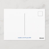 Meeresschildkröten Postkarte (Rückseite)