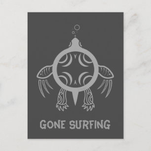 Meeresschildkröten Postkarte