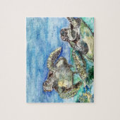 Meeresschildkröten Puzzle (Vertikal)