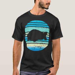 Meeresschildkröten-Retro-Grafik T-Shirt