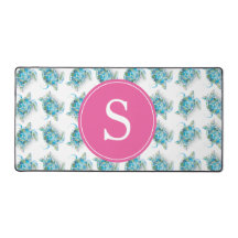 Meeresschildkröten-Rosa-Monogramm-Dormdekor