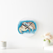 Meeresschildkröten Runde Wanduhr (Zuhause)