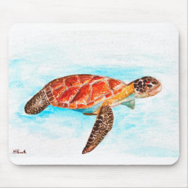 Meeresschildkröten-Schildkröte Strand Florida Mousepad