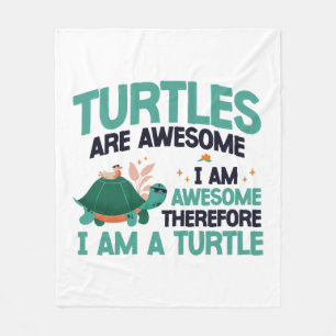 Meeresschildkröten Schildkröten Fleecedecke
