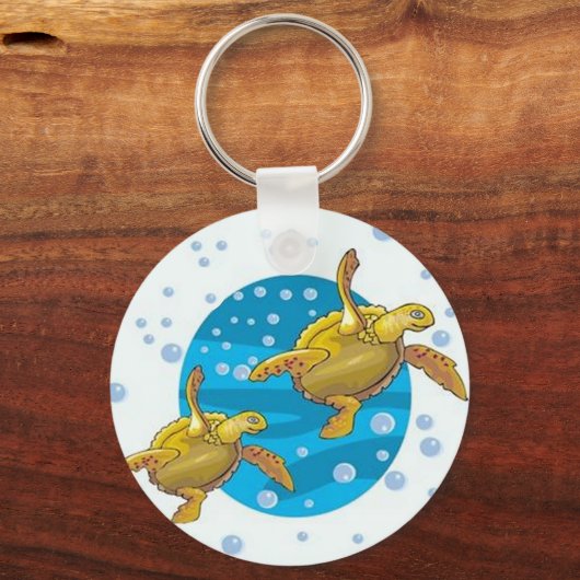 Meeresschildkröten Schlüsselanhänger (Vorderseite)