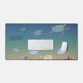 Meeresschildkröten Schreibtischunterlage (Tastatur & Maus)