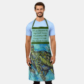 Meeresschildkröten-Schürze Schürze (Getragen)