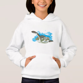 Meeresschildkröten schwimmen hoodie