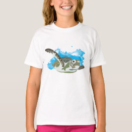 Meeresschildkröten schwimmen T-Shirt