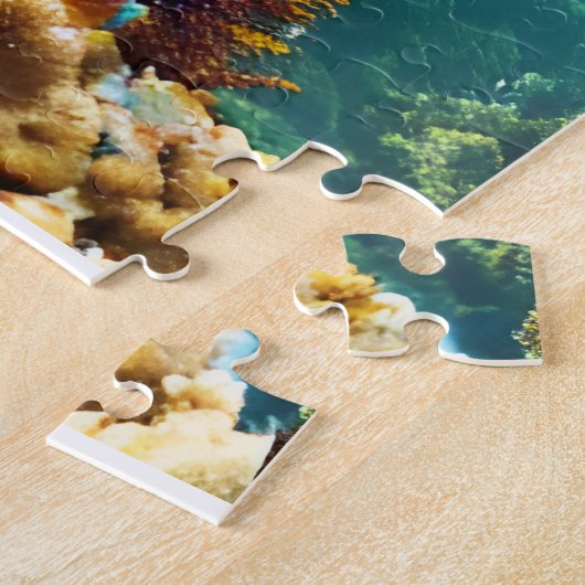Meeresschildkröten schwimmen unter Wasser Puzzle (Seite)
