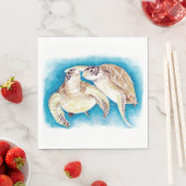 Meeresschildkröten Serviette (Beispiel)