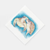 Meeresschildkröten Serviette (Ecke)