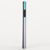 Meeresschildkröten Silber Monogram Animal Case-Mate iPhone Hülle (Hinten/Rechts)