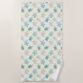 Meeresschildkröten Strandtuch (Vorderseite)