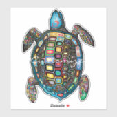 Meeresschildkröten Thunder_Cove Aufkleber (Blatt)