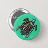Meeresschildkröten Thunder_Cove Button (Vorne & Hinten)
