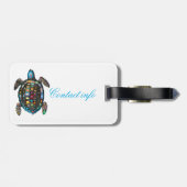 Meeresschildkröten Thunder_Cove Gepäckanhänger (Rückseite horizontal)