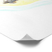 Meeresschildkröten und Babys Poster (Ecke)