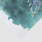 Meeresschildkröten und -blasen seidenpapier (Detail)