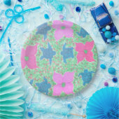 Meeresschildkröten und Blume Papier Teller (Party)