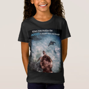Meeresschildkröten und Seelöwen unter Wasser T-Shirt