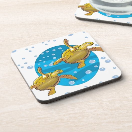 Meeresschildkröten Untersetzer (Linke Seite)