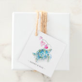 Meeresschildkröten-Valentinstag Geschenkanhänger (Beispiel)