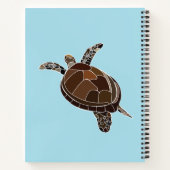 Meeresschildkrötenküste Notizblock (Rückseite)